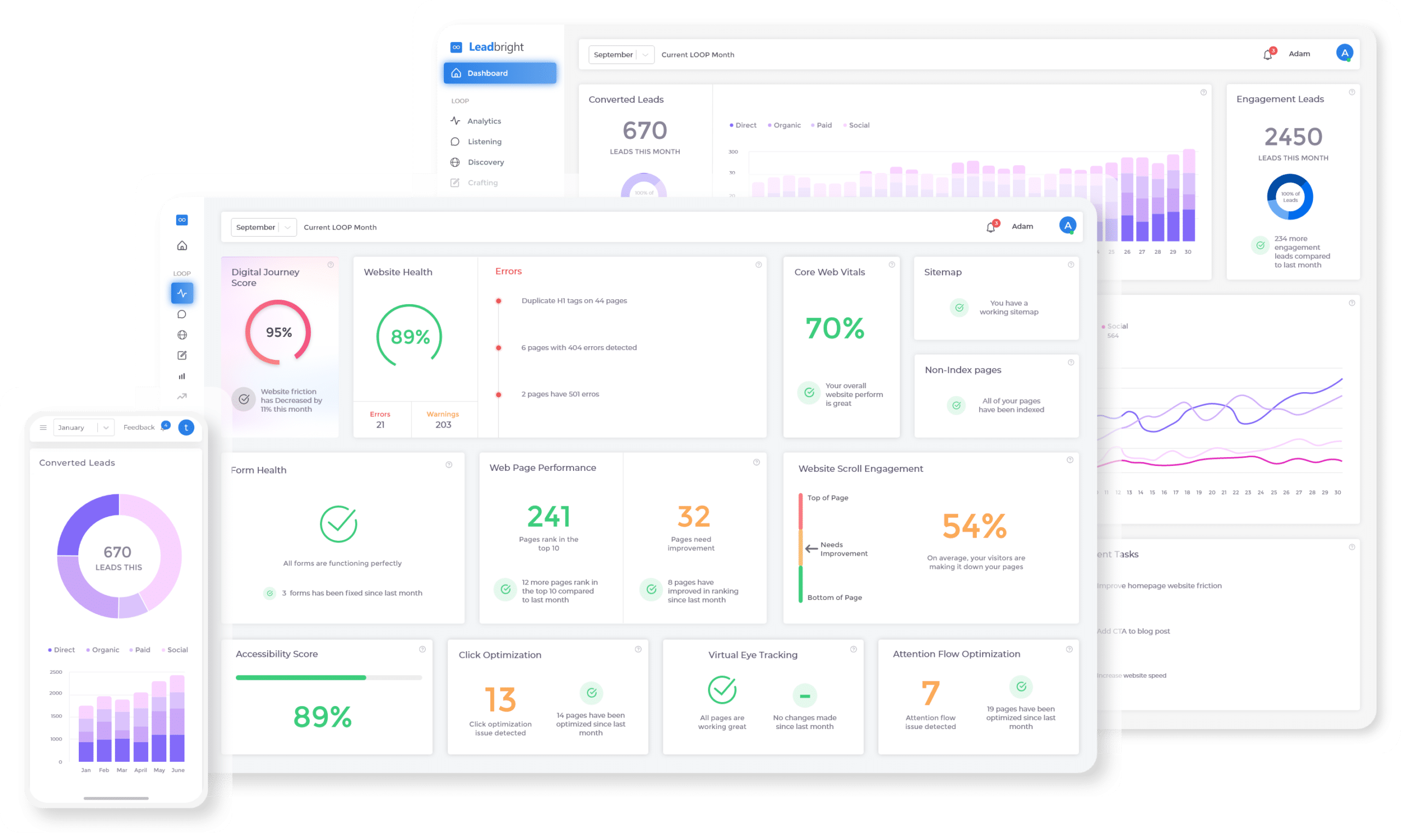 Loop Analytics dashboard image